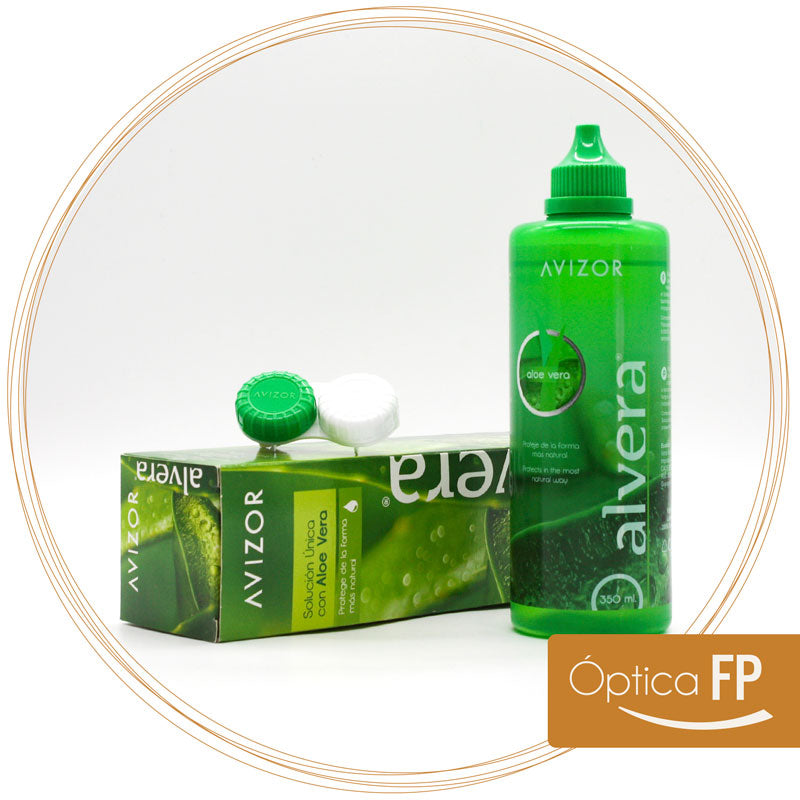 Alvera - Líquido De Limpieza Para Lentes de Contacto Con Aloe Vera