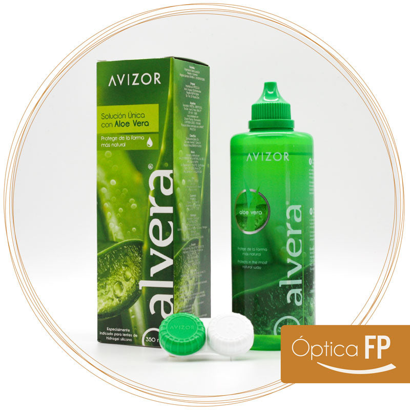 Alvera - Líquido De Limpieza Para Lentes de Contacto Con Aloe Vera