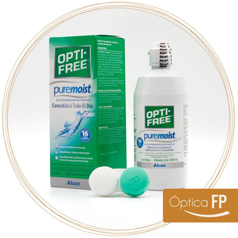 Opti-Free - Líquido De Limpieza Para Lentes de Contacto